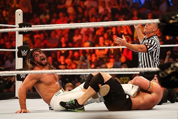 With a match against Strowman/McIntyre at Fastlane, John Cena would be stabbed in the back by Seth Rollins/Elias