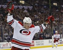 McElhinney, Aho, Ferland lead Hurricanes past Blue Jackets