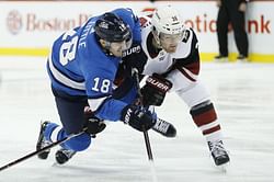Backup goalie Brossoit, balanced Jets top Coyotes 5-3