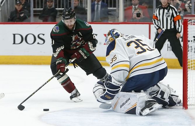 Top pick Dahlin scores first goal, Sabres beat Coyotes 3-0