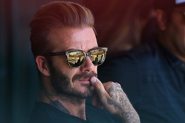 David Beckham briefly played alongside David Moyes at Preston during a loan stint