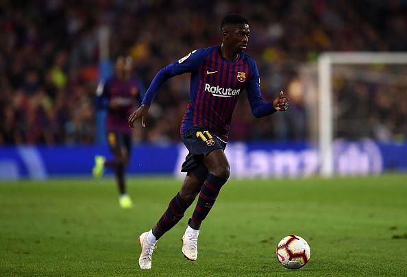 Dembele has started with his incredible influence at the Nou Camp