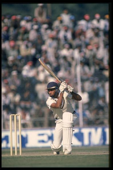 Mohinder Amarnath of India bating
