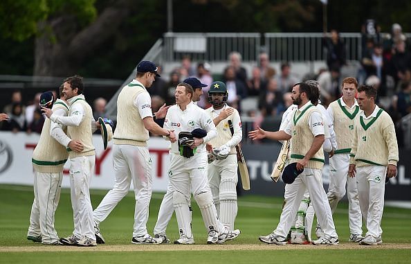 Ireland nearly defeated Pakistan in their first test