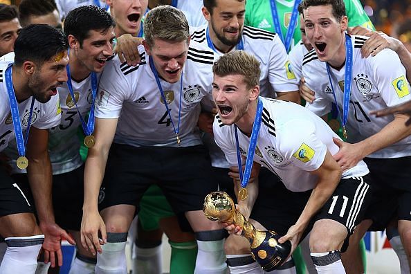 Germany lifted the FIFA Confederations Cup Russia 2017 with very young players