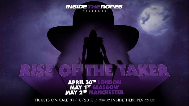 Dates for The Undertaker in the UK