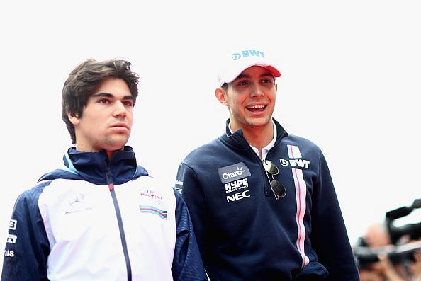 Stroll (left) is expected to be Ocon&#039;s successor at Force India