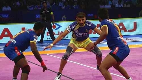 Ajay Thakur was the leading scorer for the Thalaivas again