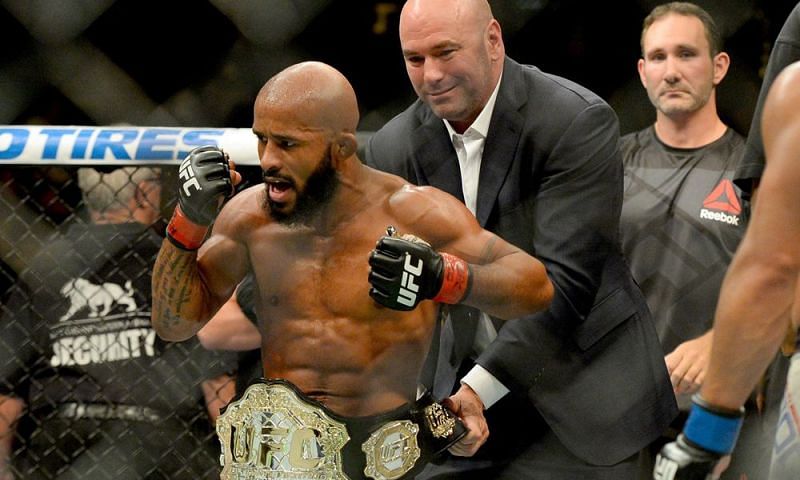 Demetrious Johnson holds the record for most successful title defenses in a row