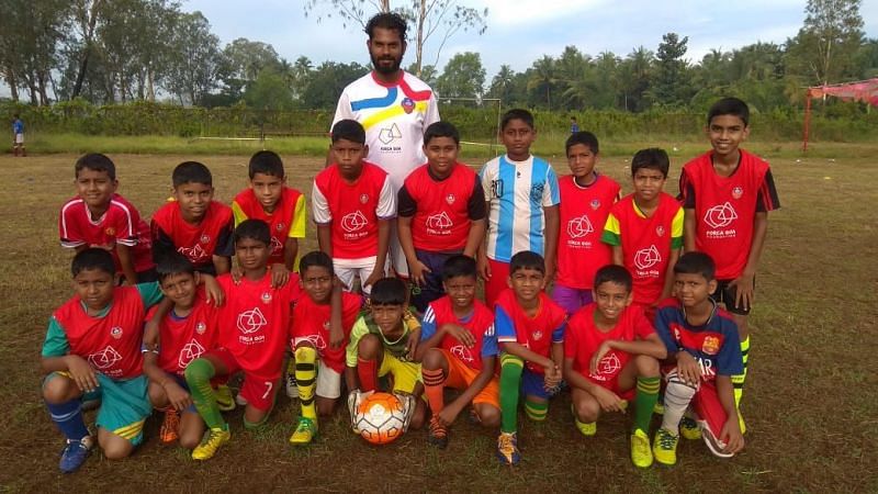 Young Gaurs at the Goa Foundation Inter-Center League