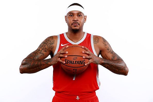 Carmelo Anthony joined the Rockets this off-season
