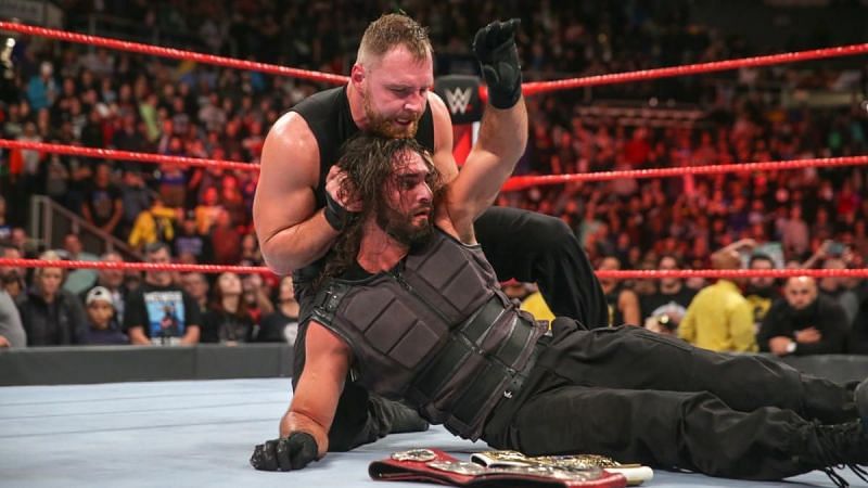 Fans were shocked as Ambrose left the arena
