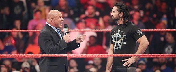 A dream match between Seth Rollins and Kurt Angle is on the cards.