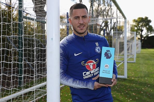 Hazard clinched the Player of the Month award for September