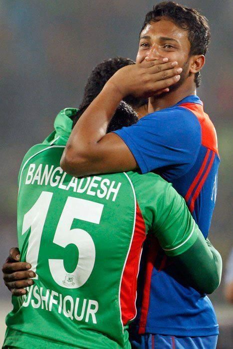 Shakib sheds tears