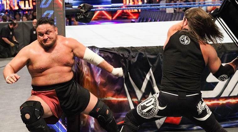 Samoa Joe came up short in his bid to dethrone WWE Champion AJ Styles