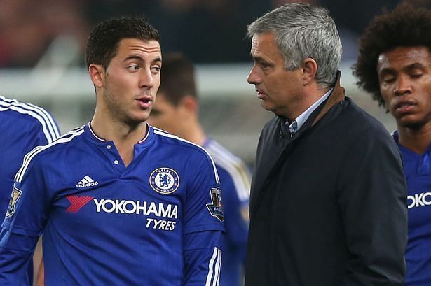 Hazard and Mourinho previously worked together at