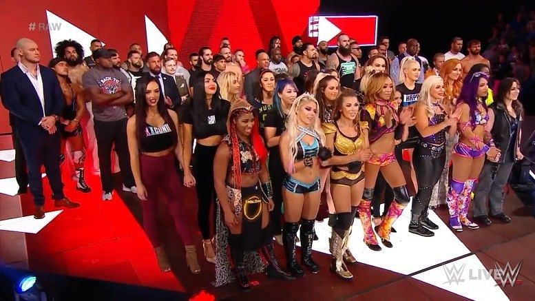 The WWE&#039;s Women&#039;s roster was front and center for the massive announcement