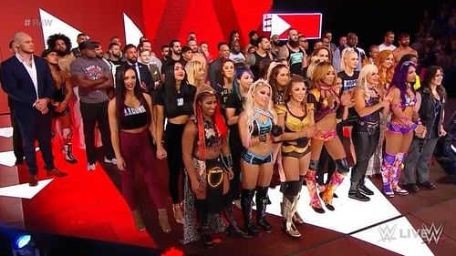The WWE's Women's roster was front and center for the massive announcement