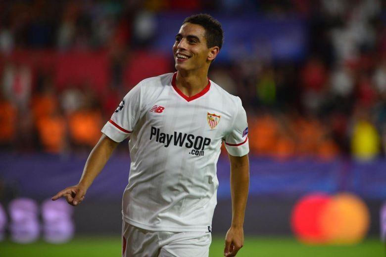 Ben Yedder playing for Sevilla FC