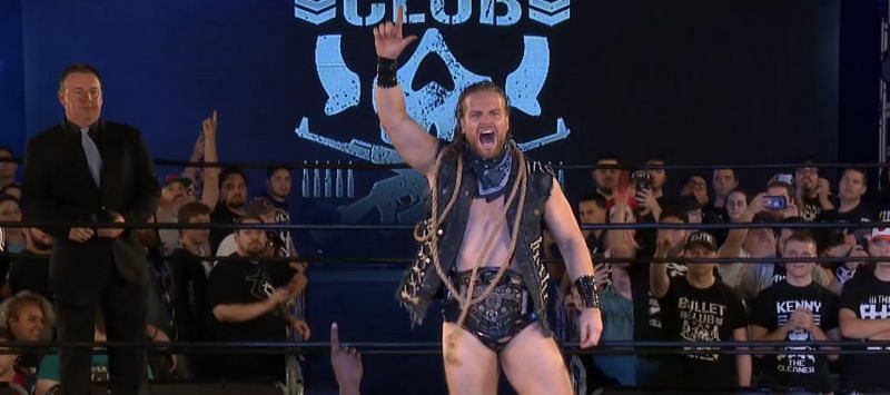Adam Page performing in ROH