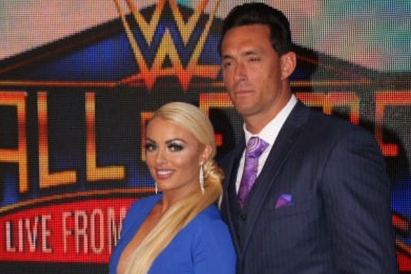 Mandy Rose and Tino Sabatelli were spotted at The 2018 Hall of Fame