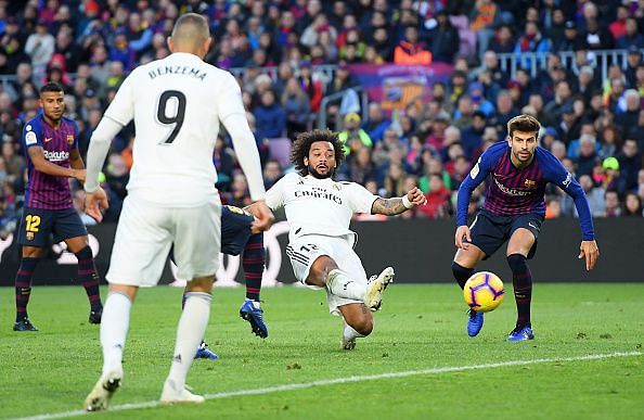 Marcelo scored five minutes into the second half