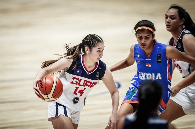 Elysia Perez of Guam scored 12 points for Guam (Image Courtesy: FIBA)