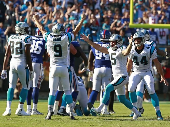Graham Gano's 63-yard FG lifts Panthers past Giants