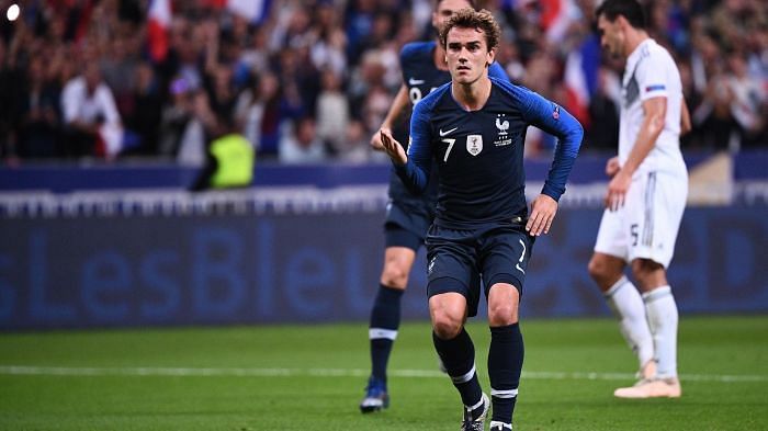 Griezmann struck twice in the second-half