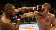 Jon Jones (left) has landed several eye-pokes on virtually every opponent