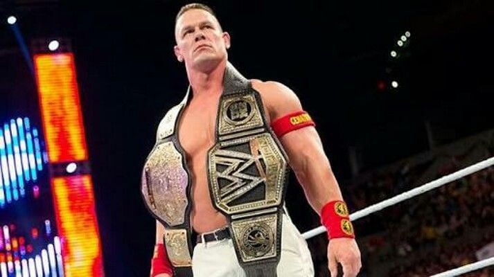 Cena is the most decorated WWE Champion