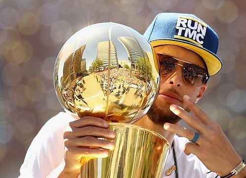 Stephen Curry's trophy cabinet is definitely running out of room