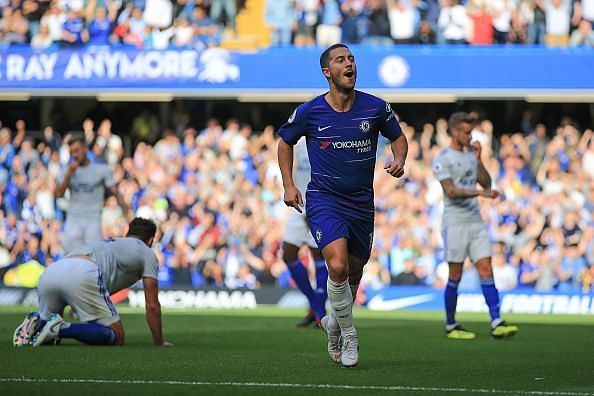 Hazard was touted as a replacement for Ronaldo