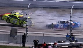 Nemechek drives away from Hemric for first Xfinity win