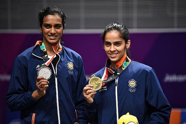 PV Sindhu (left) and Saina Nehwal had contrasting fortunes last week. How will they fare in Paris?