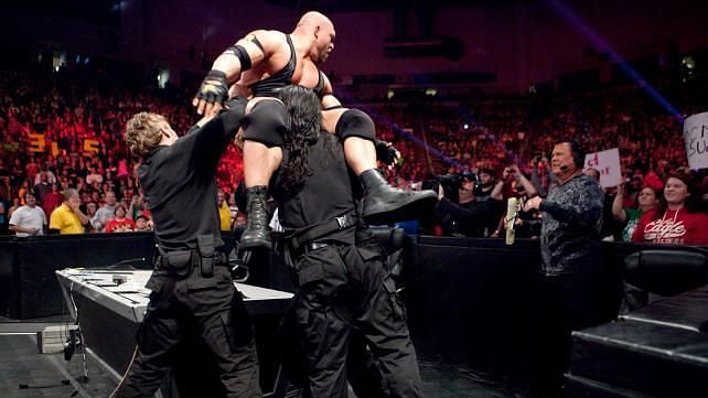 The Shield Triple Powerbombed Ryback