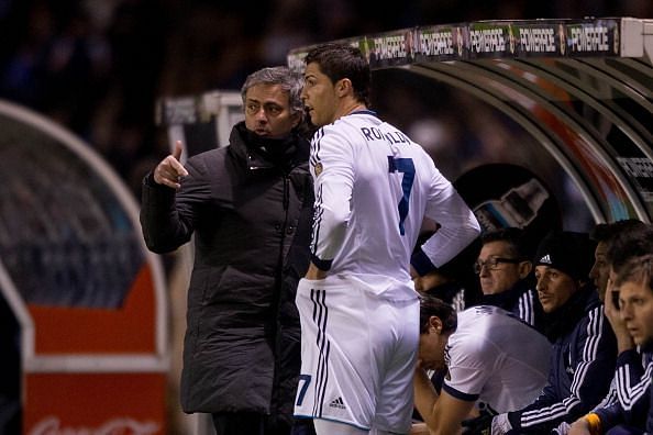 Mourinho coached Ronaldo at Real Madrid