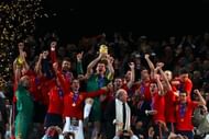 Casillas captained Spain to the World Cup in 2010