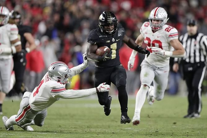 No. 2 Ohio State stumbles at Purdue, gets blown out 49-20