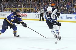 Laine scores, Hellebuyck makes 41 saves, Jets beat Blues 5-1