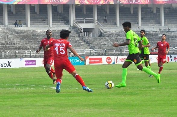 Gokulam Kerala FC and Shillong Lajong FC will be looking to return back to winning ways when they lock horns with each other (Image Courtesy: AIFF Media)