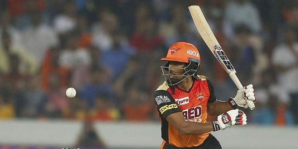 Saha played for the SRH in 2018