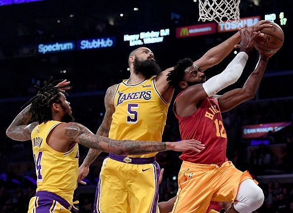The Los Angeles Lakers were great defensively