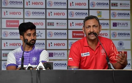 India's chief coach Harendra Singh on Tuesday defended the presence of several junior players in the squad for the FIH World Cup