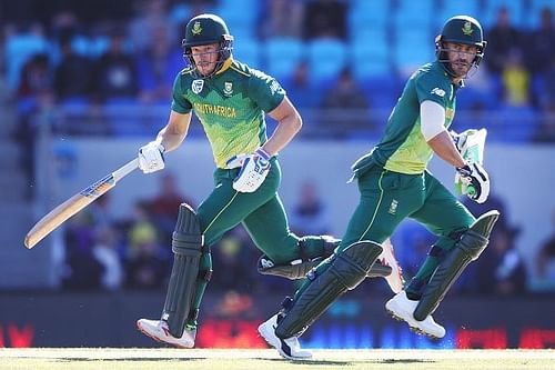 David Miller and Faf du Plessis' partnership helped the Proteas clinch the series