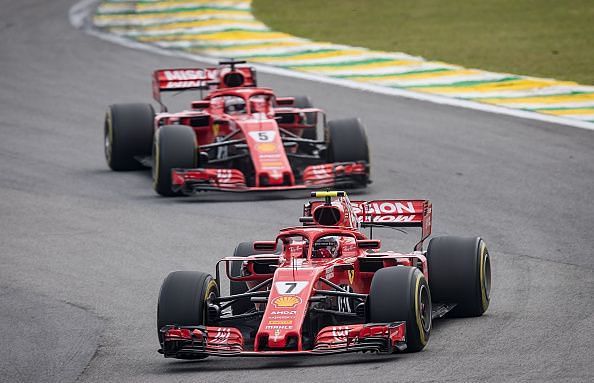 Vettel and Raikkonen battle it out for bragging rights