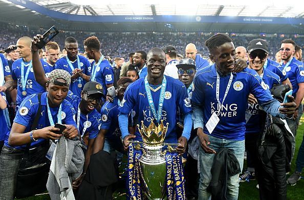 Kante led Leicester City to the title