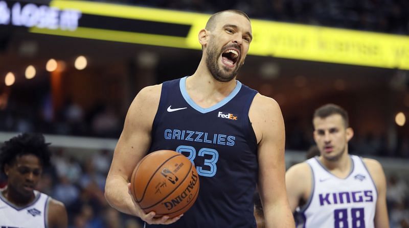 Marc Gasol is averaging 9.6 rebounds per game after starting 17 games this season for Memphis.