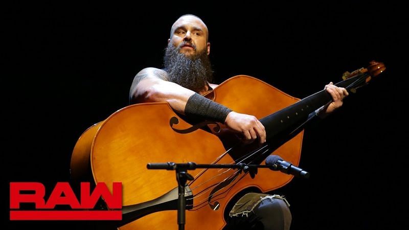 Strowman with his &#039;Monster&#039; sized Bass Guitar